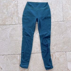 Alphalete Teal 3/4 Leggings